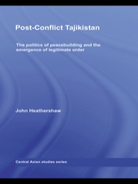 Imagen de portada: Post-Conflict Tajikistan 1st edition 9780415484039
