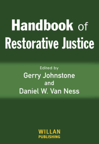 Imagen de portada: Handbook of Restorative Justice 1st edition 9781843921516