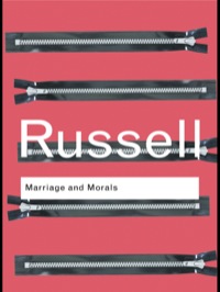 Cover image: Marriage and Morals 1st edition 9780415482882