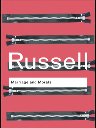 表紙画像: Marriage and Morals 1st edition 9780415482882