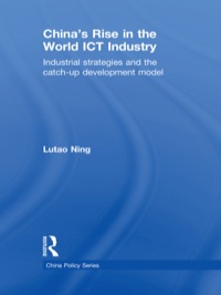 Imagen de portada: China's Rise in the World ICT Industry 1st edition 9780415624961