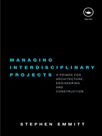 Cover image: Managing Interdisciplinary Projects 1st edition 9780415481700