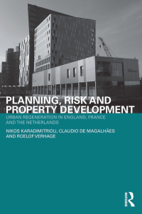 Imagen de portada: Planning, Risk and Property Development 1st edition 9780415481106