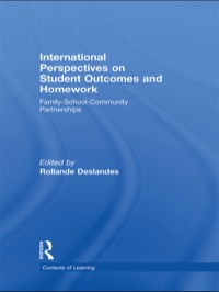 Imagen de portada: International Perspectives on Student Outcomes and Homework 1st edition 9780415479509