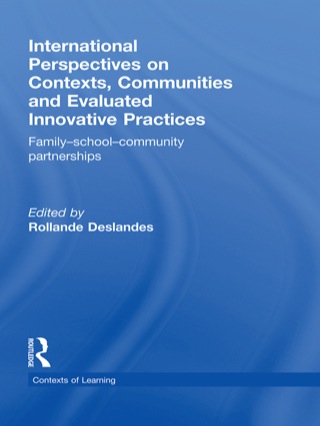 Imagen de portada: International Perspectives on Contexts, Communities and Evaluated Innovative Practices 1st edition 9780415852272