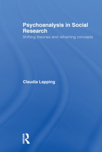 Imagen de portada: Psychoanalysis in Social Research 1st edition 9780415479257
