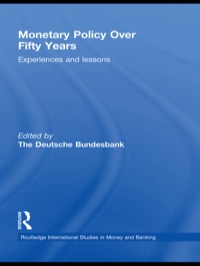 Imagen de portada: Monetary Policy Over Fifty Years 1st edition 9780415743464