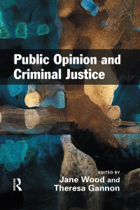 Cover image: Public Opinion and Criminal Justice 1st edition 9781843924012