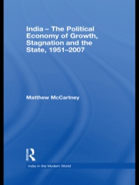 Imagen de portada: India - The Political Economy of Growth, Stagnation and the State, 1951-2007 1st edition 9780415673600