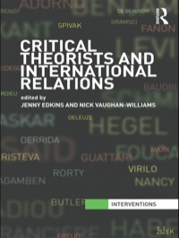 Omslagafbeelding: Critical Theorists and International Relations 1st edition 9780415474658