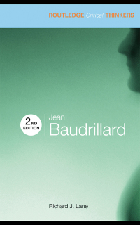 Cover image: Jean Baudrillard 2nd edition 9780415474474