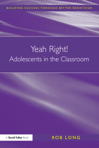 Imagen de portada: Yeah Right! Adolescents in the Classroom 1st edition 9781843123705