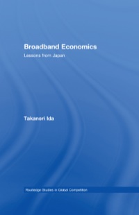 Titelbild: Broadband Economics 1st edition 9780415860741