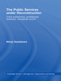 Cover image: The Public Services under Reconstruction 1st edition 9781138864092