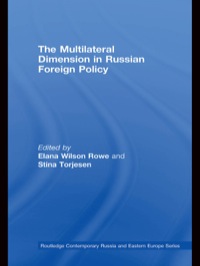 صورة الغلاف: The Multilateral Dimension in Russian Foreign Policy 1st edition 9780415542920