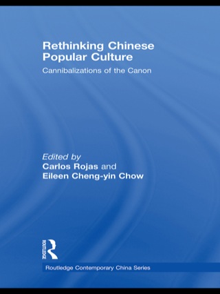Cover image: Rethinking Chinese Popular Culture 1st edition 9780415667111
