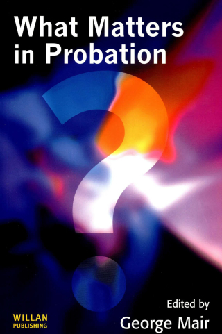 Cover image: What Matters in Probation 1st edition 9781843920526