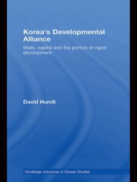 Cover image: Korea's Developmental Alliance 1st edition 9780415466684