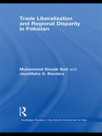 Cover image: Trade Liberalisation and Regional Disparity in Pakistan 1st edition 9780415465953