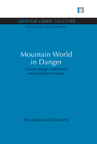 Cover image: Mountain World in Danger 1st edition 9780415849630