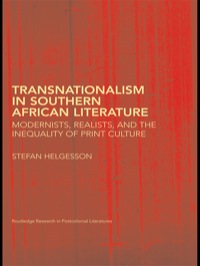 Cover image: Transnationalism in Southern African Literature 1st edition 9780415462396