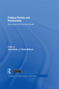 Cover image: Political Parties and Partisanship 1st edition 9780415460965