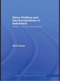 Cover image: Party Politics and Democratization in Indonesia 1st edition 9780415574297