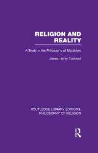 Imagen de portada: Religion and Reality 1st edition 9781138997219