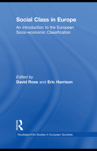 Cover image: Social Class in Europe 1st edition 9780415458016