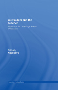 Imagen de portada: Curriculum and the Teacher 1st edition 9780415455336