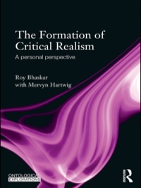Imagen de portada: The Formation of Critical Realism 1st edition 9780415455022