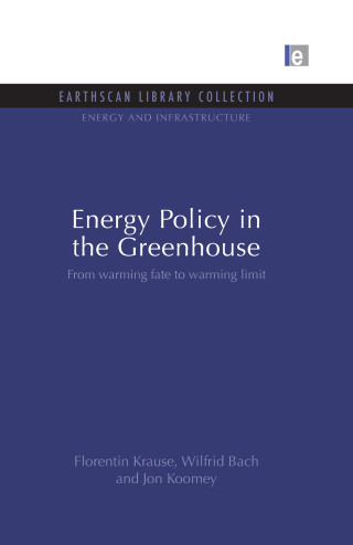 Cover image: Energy Policy in the Greenhouse 1st edition 9781138993440