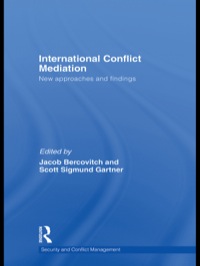 Omslagafbeelding: International Conflict Mediation 1st edition 9780415453097