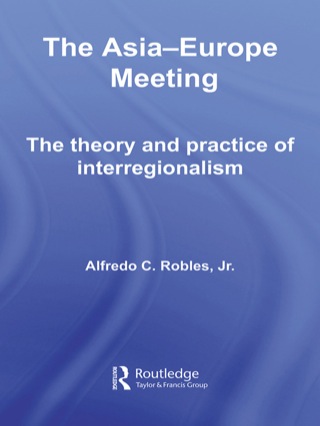 Cover image: The Asia-Europe Meeting 1st edition 9780415452236