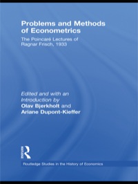 Cover image: Problems and Methods of Econometrics 1st edition 9780367238520