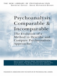 Cover image: Psychoanalysis Comparable and Incomparable 1st edition 9780415451420