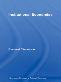 Imagen de portada: Institutional Economics 1st edition 9780415710800