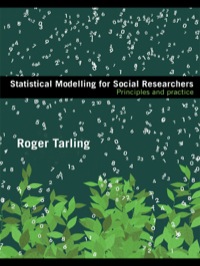 Imagen de portada: Statistical Modelling for Social Researchers 1st edition 9780415448406