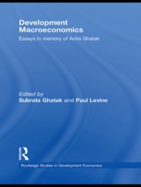 Cover image: Development Macroeconomics 1st edition 9780415747370