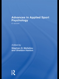 Cover image: Advances in Applied Sport Psychology 1st edition 9780415577021
