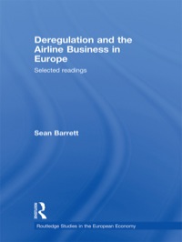 صورة الغلاف: Deregulation and the Airline Business in Europe 1st edition 9780415447225