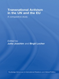 Cover image: Transnational Activism in the UN and the EU 1st edition 9780415446853
