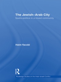 Omslagafbeelding: The Jewish-Arab City 1st edition 9780415845502