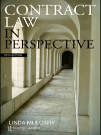表紙画像: Contract Law in Perspective 5th edition 9780415444323