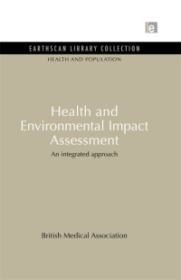 Imagen de portada: Health and Environmental Impact Assessment 1st edition 9781853835414