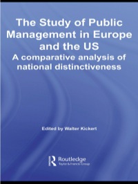 表紙画像: The Study of Public Management in Europe and the US 1st edition 9780415512718