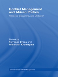 Omslagafbeelding: Conflict Management and African Politics 1st edition 9780415443012