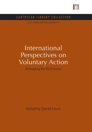 صورة الغلاف: International Perspectives on Voluntary Action 1st edition 9781849710459