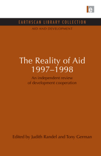 Imagen de portada: The Reality of Aid 1997-1998 1st edition 9780415851497
