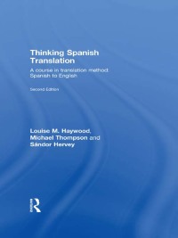 表紙画像: Thinking Spanish Translation 2nd edition 9780415440059